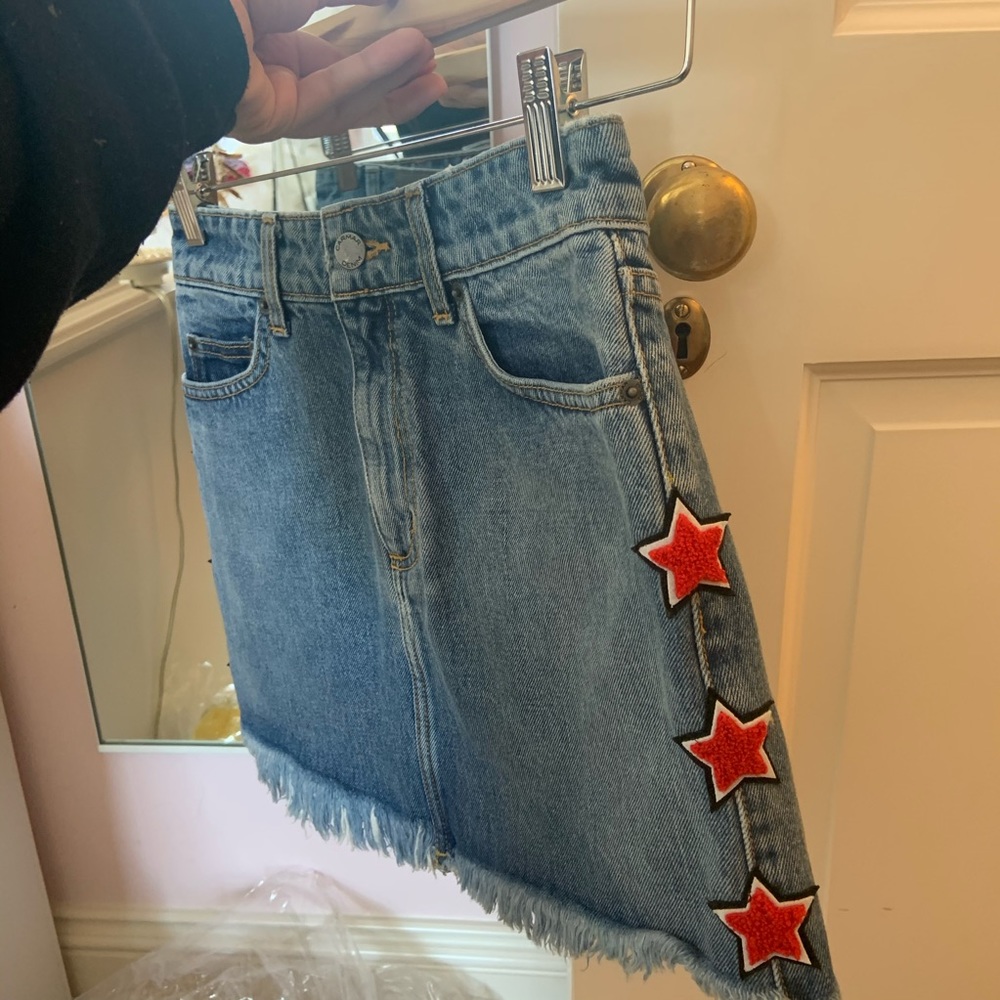 Carmar Denim Star Skirt